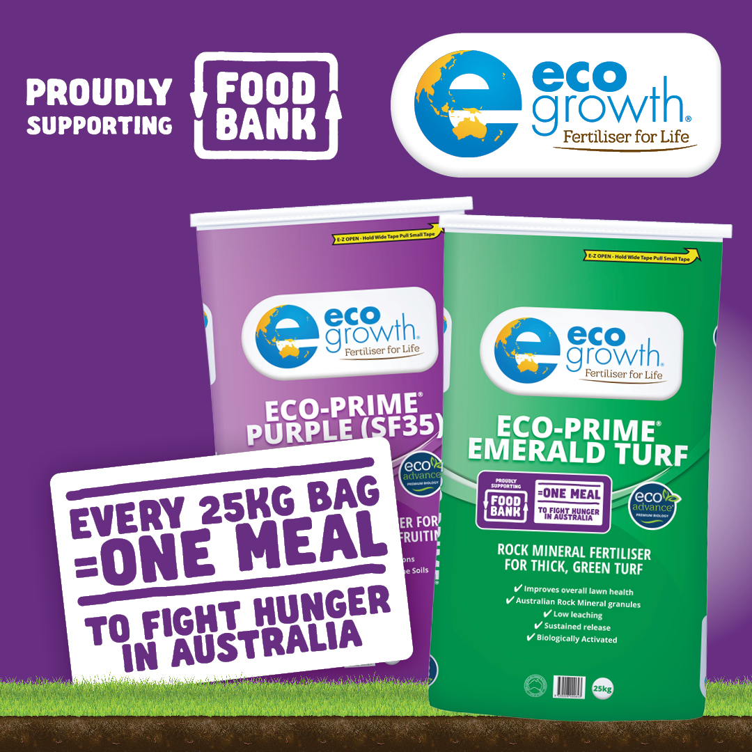 Eco Growth International Fertiliser Company Foodbank Fundraiser Banner