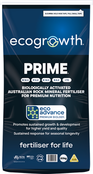 Biologically activated Australian rock mineral fertiliser for premium nutrition